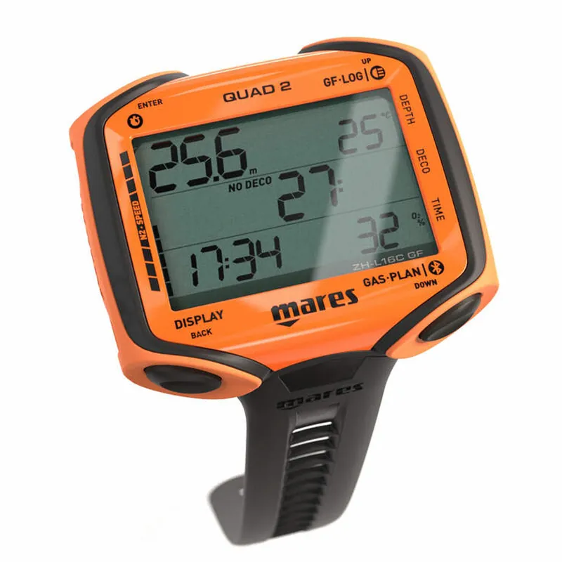 Neuheit Mares QUAD 2 Tauchcomputer orange