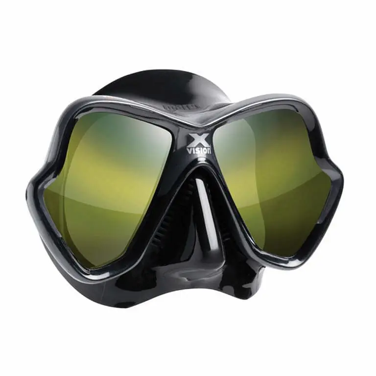 Must-Have Maske Mares X-VISION ULTRA LiquidSkin schwarz sil./spiegellinse