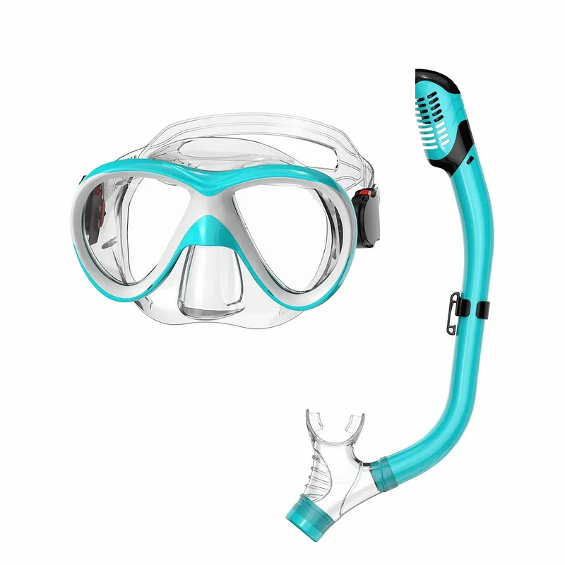 Tauchset für Kinder mit Maske und Trockenschnorchel, Dive Team, für kleine Kinder von 4 bis 8 Jahren Kracherpreis