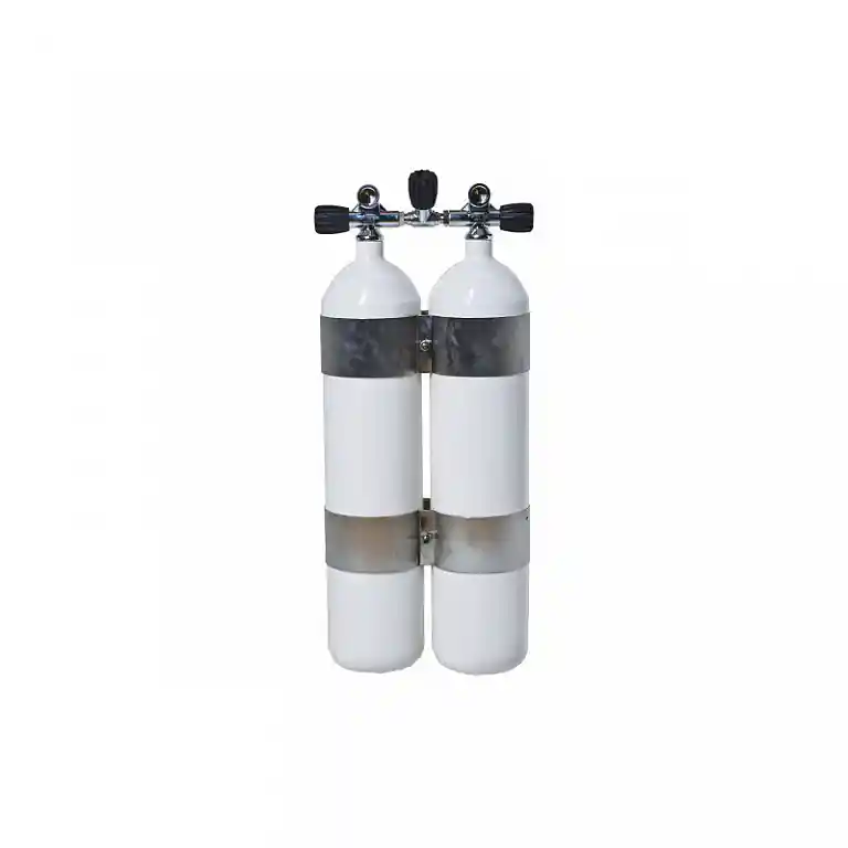 Tauchflasche Vítkovice twin 2x7 L/230 bar konkav Sofort Bestellen