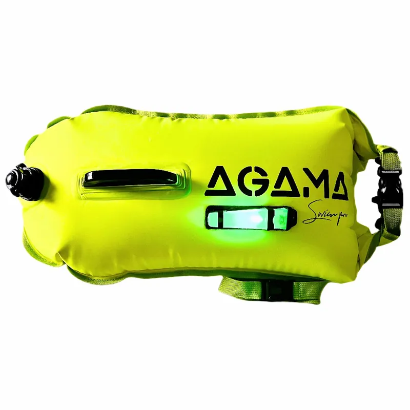 Schwimmboje und Trockentasche Agama SWIM PRO + Lampe FLASH Rabatt