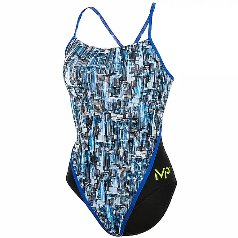 Mädchen-Badeanzug Michael Phelps CITY LADY RACING BACK - Ausverkauf - 16 Jahre (176 cm) DE28 Sale