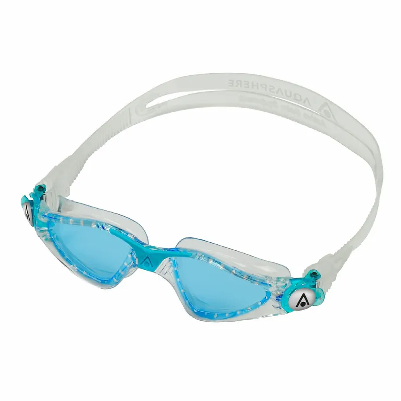 Kinder-Schwimmbrille Aqua Sphere KAYENNE JUNIOR blaue Gläser - transp./aqua Beliebt