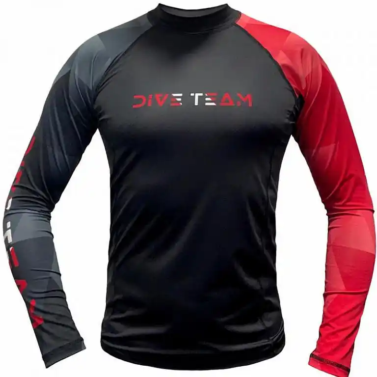 Herren-Lycra-Shirt DIVE TEAM MAN, langärmelig Sale