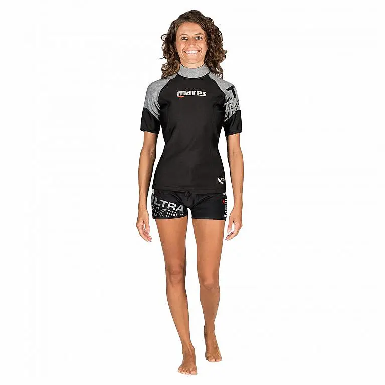 Versand Am Gleichen Tag Damen Shirt Mares ULTRA SKIN, kurze Ärmel