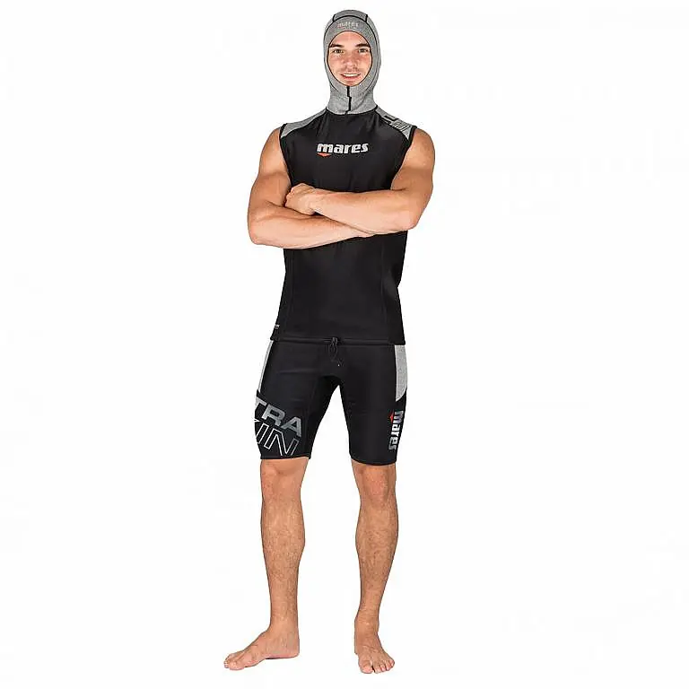 Letzte Chance Weste Mares ULTRA SKIN ärmellos mit Haube - 3XL