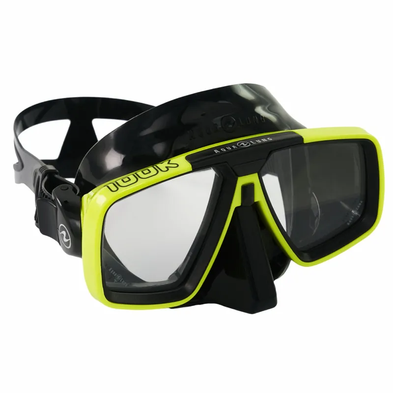 Taumaske Aqua Lung LOOK BLACK - lime Super-Preis