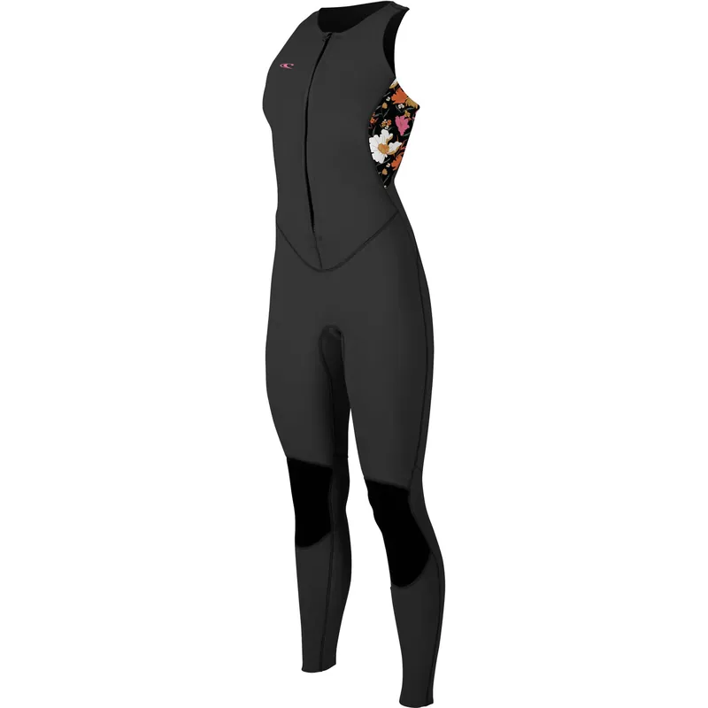 Aktuell O’Neill Damen Neoprenanzug Bahia 1.5mm Front Zip Sleeveless Full Black/Bluemchen/Black SU24