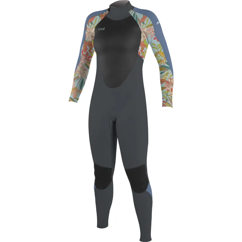 O’Neill Kinder Neoprenanzug Girls Epic 4/3 Back Zip Full Graphite/Dahlia/Infinity SU24 Neu Im Sortiment