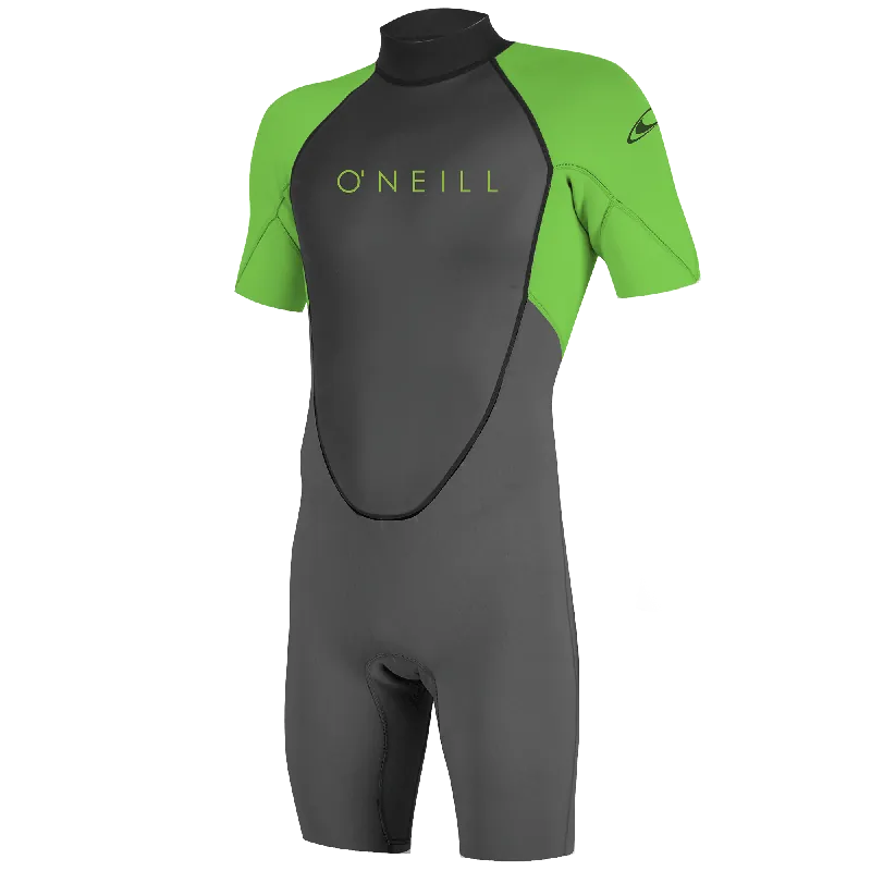 Schnäppchen O’Neill Kinder Neoprenanzug Youth Reactor-2 2mm Back Zip S/S Spring AU1 Graph/Dayglo YOUTH SU22