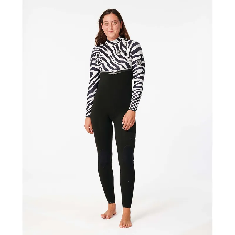 Rip Curl Damen Neoprenanzug Ebomb 43Gb Zf – Sub Black/White FA23 Ausverkauf