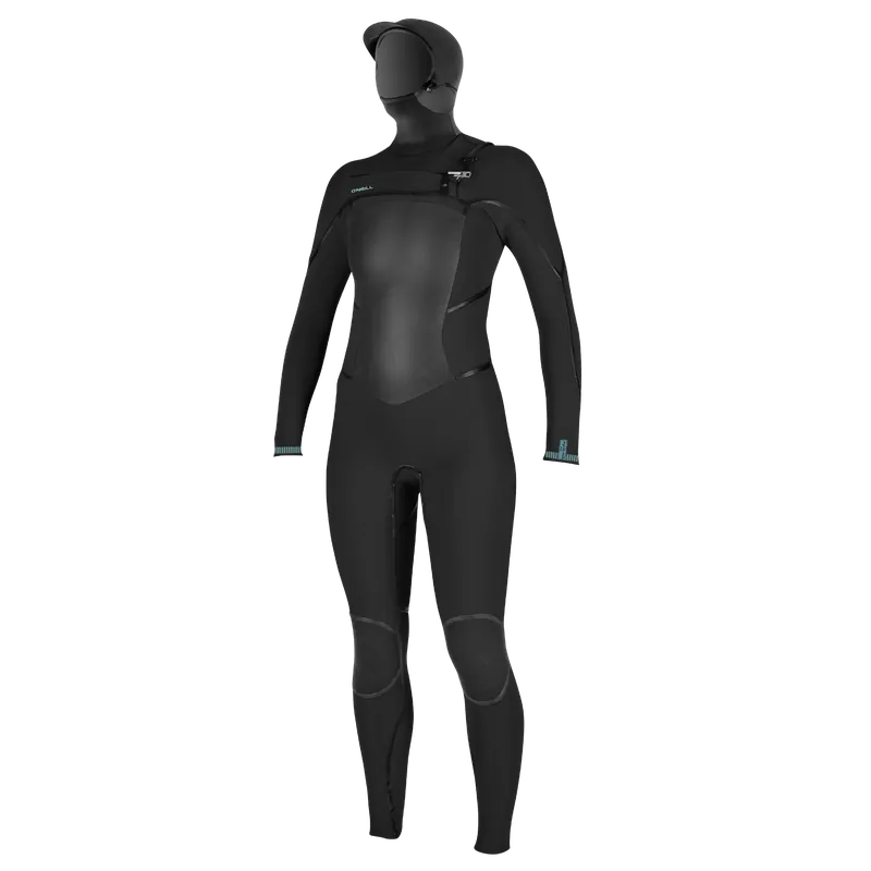 Sichere Zahlung O’Neill Wetsuits Wms Psycho Tech 6/4+ Chest Zip w/Hood A00 BLK/BLK WOMENS FA20