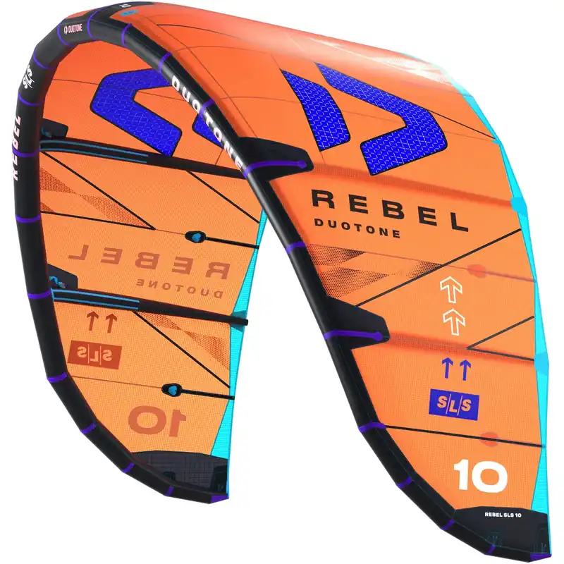 Duotone Kite Rebel SLS 2025 12.0 C04:orange/blue DEMO (Testkite) Sichere Zahlung