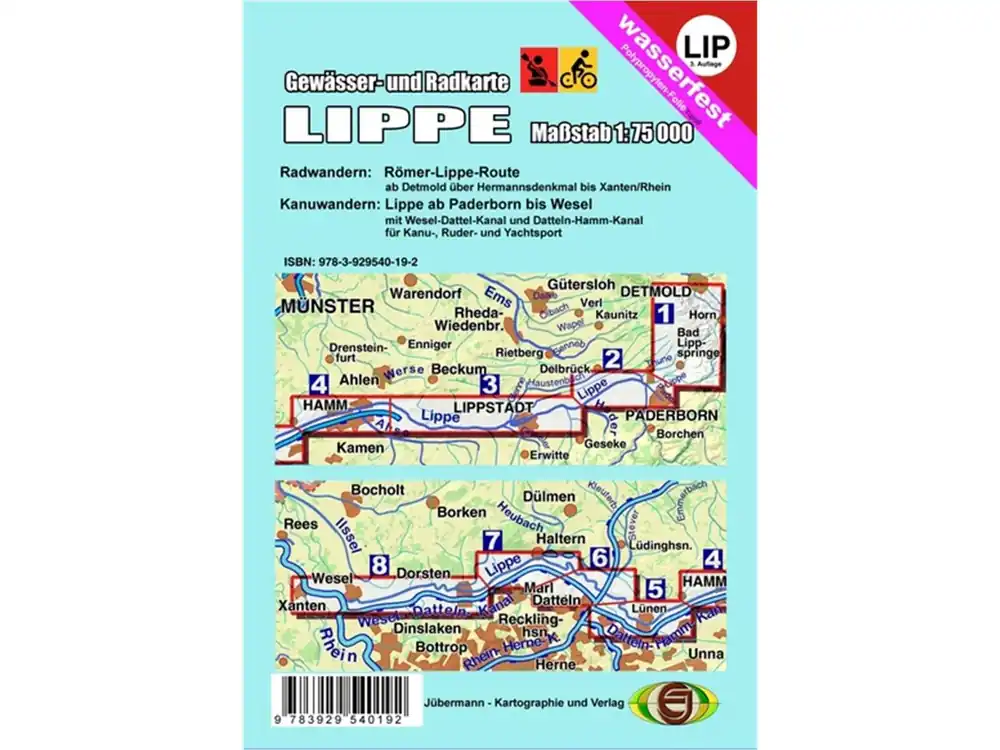 Abverkauf Gewässerkarte Lippe