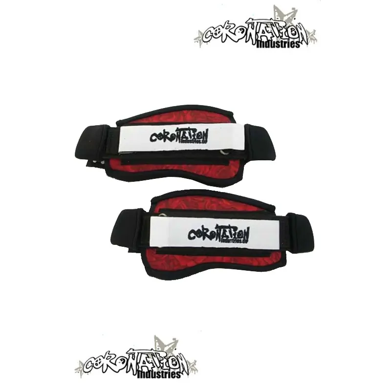 Coronation-Industries Kiteboard-Fußschlaufen Footstraps EXP Rose Kracherpreis