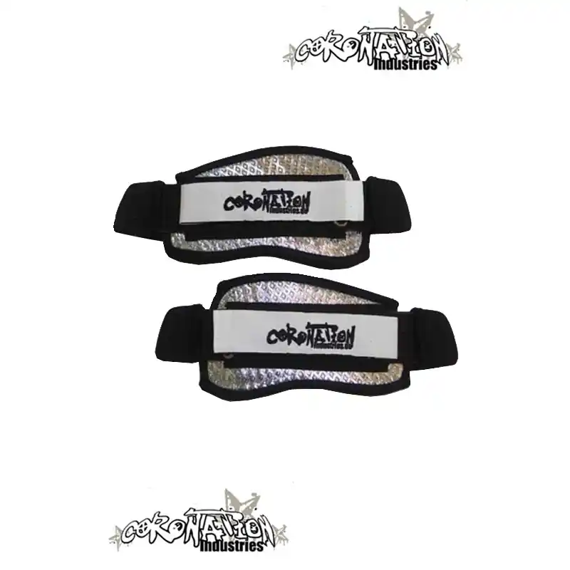 Finale Aktion Coronation-Industries Kiteboard-Fußschlaufen Footstraps EXP Silv