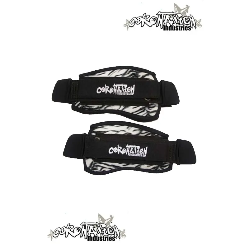 Echt Coronation-Industries Kiteboard-Fußschlaufen Footstraps EXP Whi