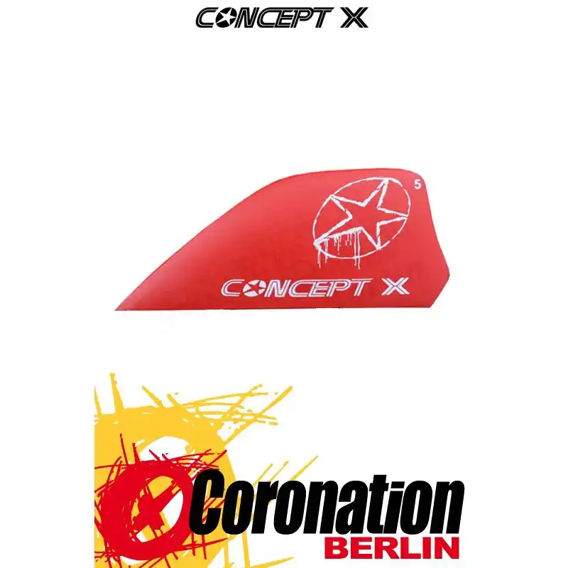 Concept-X HC Fins 5cm Kite Finnen Red Top-Preis