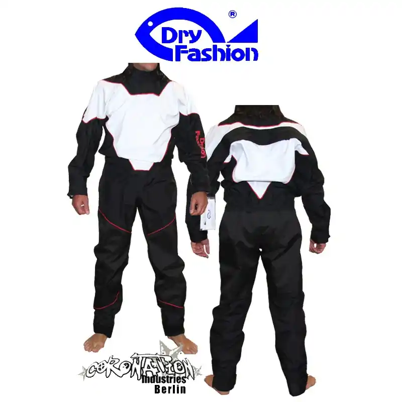 Solange Der Vorrat Reicht Dry Fashion Kite-Surf Trockenanzug Black Performance