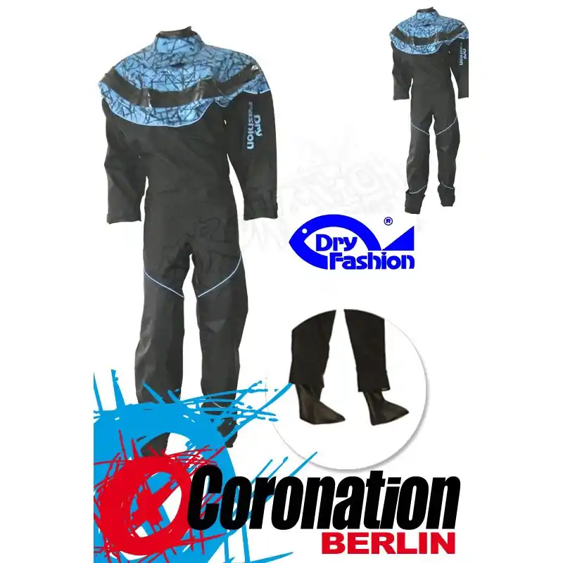 Preiswert Dry Fashion Trockenanzug Black Performance blueprint mit Füßling