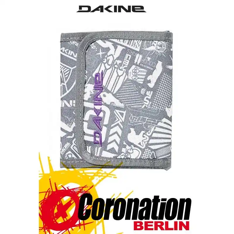 Neu Im Sortiment Dakine Vert Rail Brieftasche Portemonnaie grey chop shop Wallet