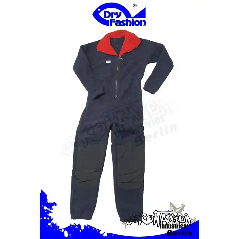 Dry Fashion Fleece Underall (360gr) für Trockenanzug Marine/Rot Rabatt