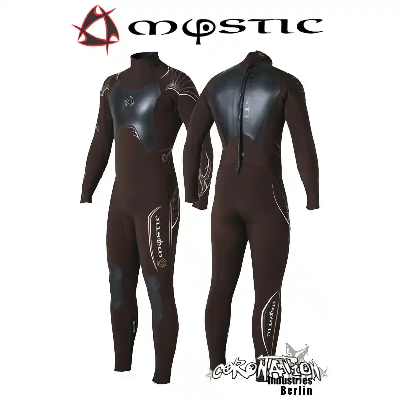 Schnäppchen Mystic Neoprenanzug Cure Steamer 5/3 D/L Seal Brown/Gold
