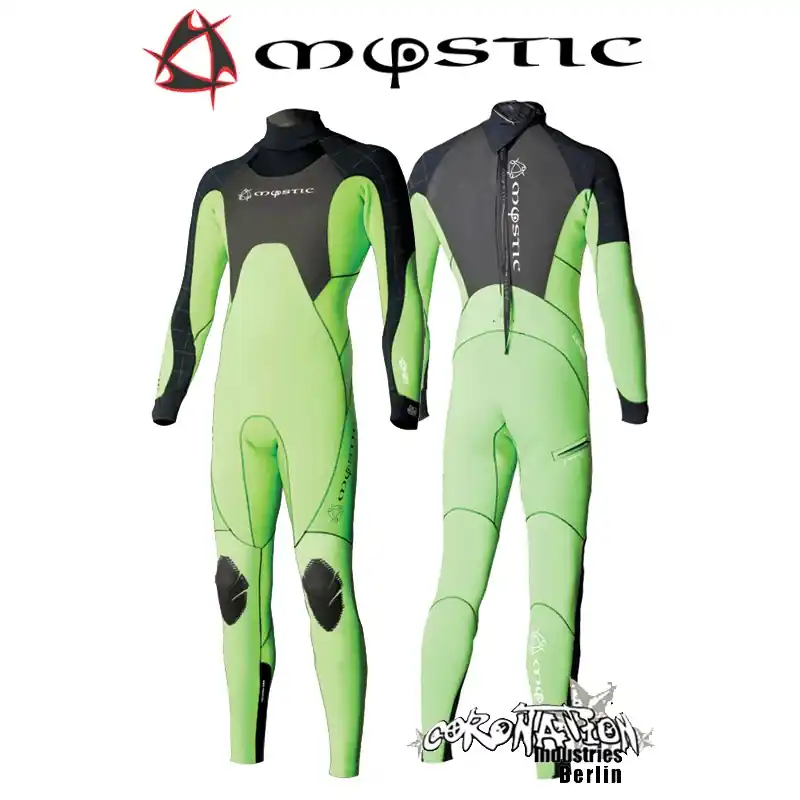 Top-Seller Mystic Crossfire LEN10 Steamer 5/3 D/L Neoprenanzug Green
