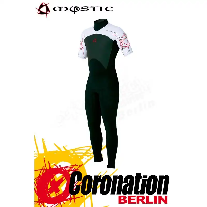 Saisonangebot Mystic Neoprenanzug Shortarm 3/2 D/L Black/White