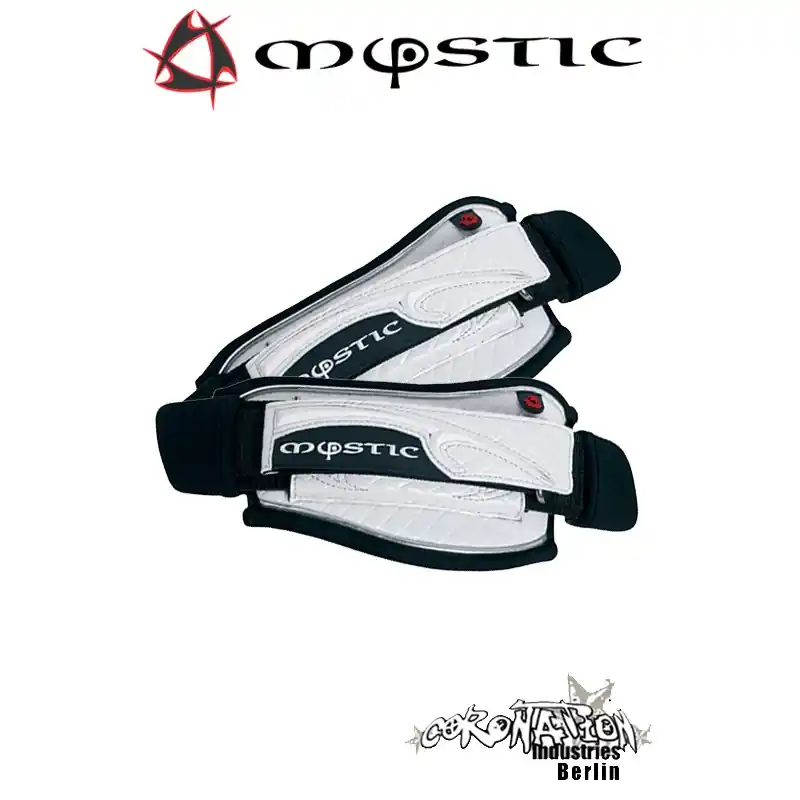 Geprüft Mystic Kite Footstrap Adjustable Set White
