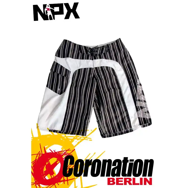 NPX Boardshort für Männer Black Neuheit