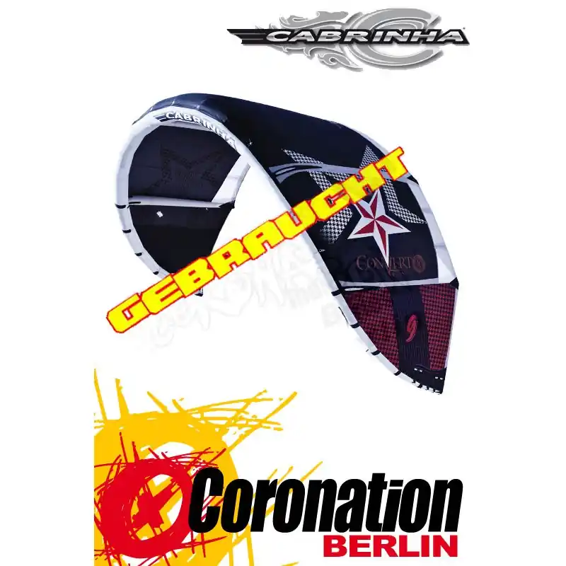 Geprüft Cabrinha Convert 2010 Gebraucht Freeride-Kite 7qm mit Bar