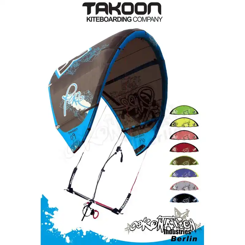 Takoon Kite Pure 2010 5qm Komplett mit Bar Direktkauf