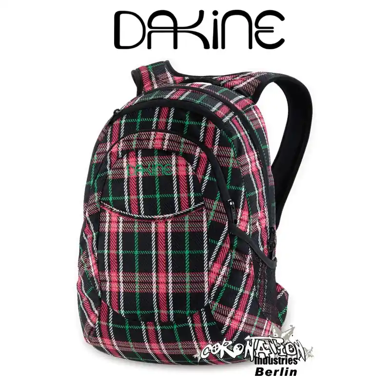 Dakine Garden Pinkplaid Laptop-Schul-Rucksack Markenprodukt