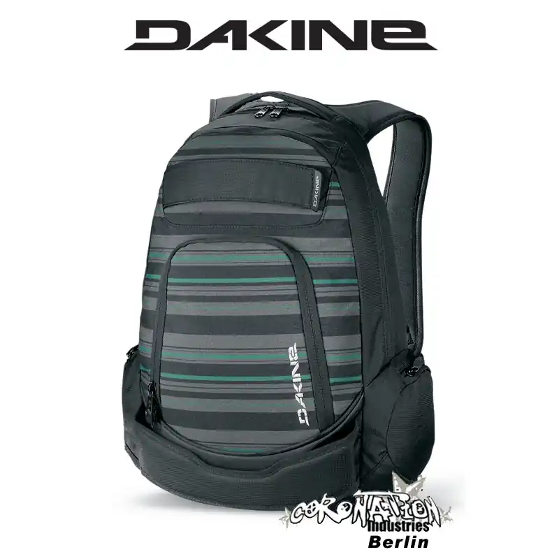 Dakine Varial Black Stripes Schul & Skateboard-Rucksack Sonderangebot