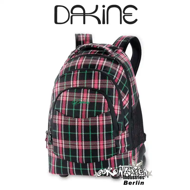 Billig Dakine Wheeled Prom Laptop & Rucksack-Trolley Pink Plaid