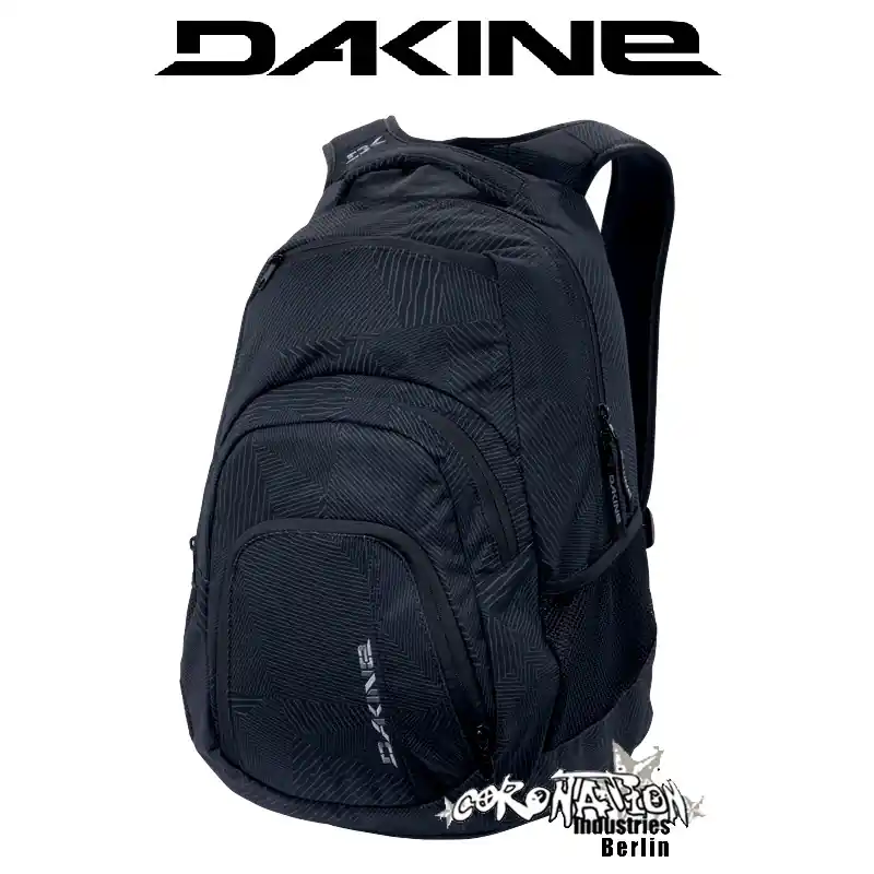 Dakine Campus-SM Schul-Sport-Street-Rucksack Black Patches Begrenztes Angebot
