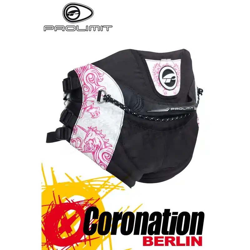 Prolimit Frauen Sitztrapez Pure Girl Kite Seat Black/Pink Neu