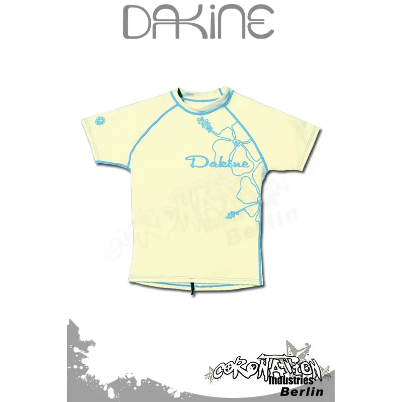 Dakine Frauen Rash Vest Leilani S/S Light Yellow Ausverkauf