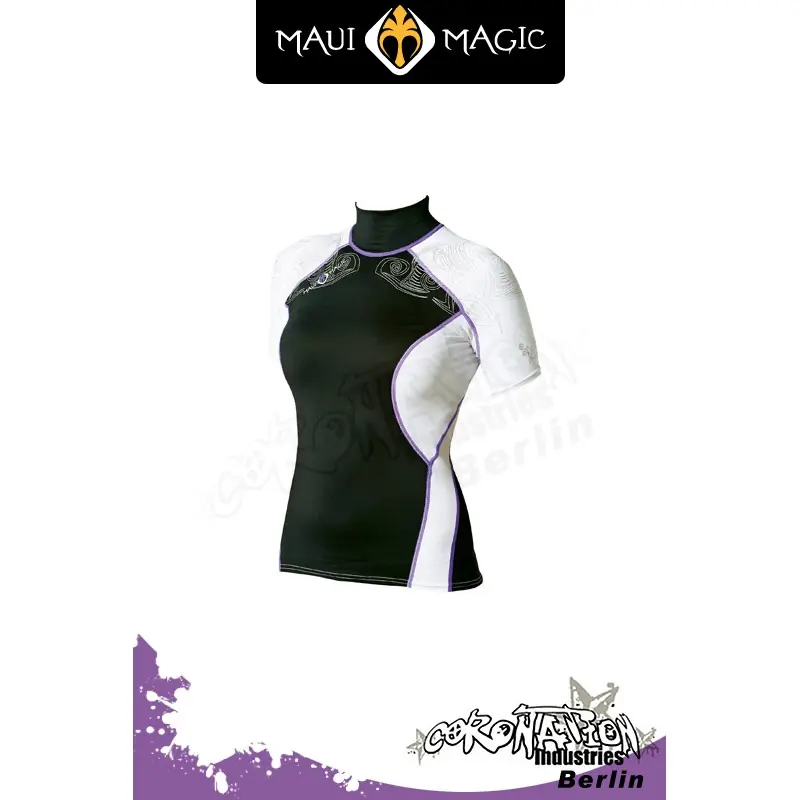 Letzte Chance Maui Magic Frauen HANA Rash Vest S/S Purple