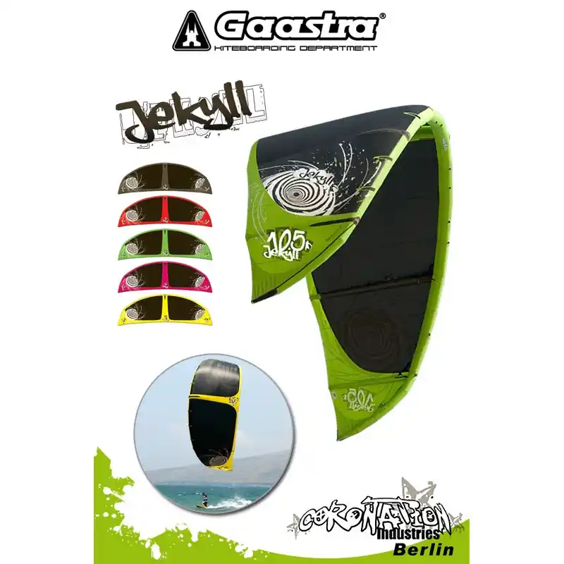 Kracherpreis Gaastra Jekyll 2010 SLE Freeride Kite - 9qm mit Bar