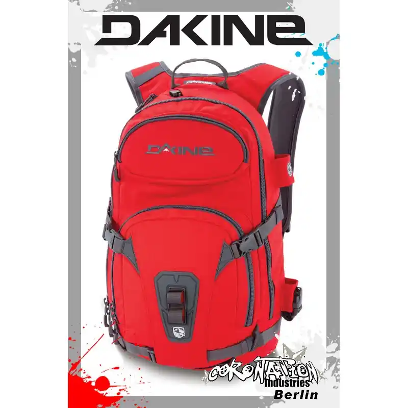 Dakine Heli Pro Snowboard Ski Street Schul Rucksack Red Super-Preis