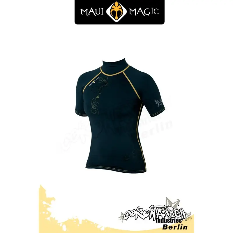 Maui Magic 2010 Frauen LUNA Rash Vest S/S Yellow Heißes Angebot