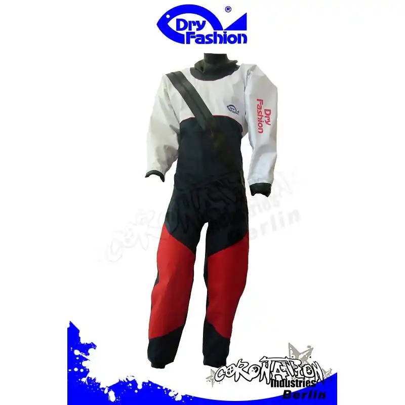 Dry Fashion Trockenanzug Profi-Sailing Regatta - Weiss/Navy/Rot Wochenendangebot