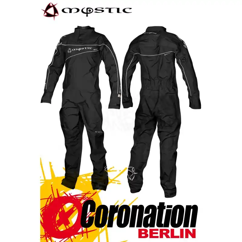 Mystic Force Drysuit Trockenanzug - Schwarz Neu