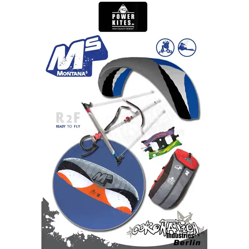 Sofort Bestellen HQ Powerkites 2010 Montana V R2F 12.5