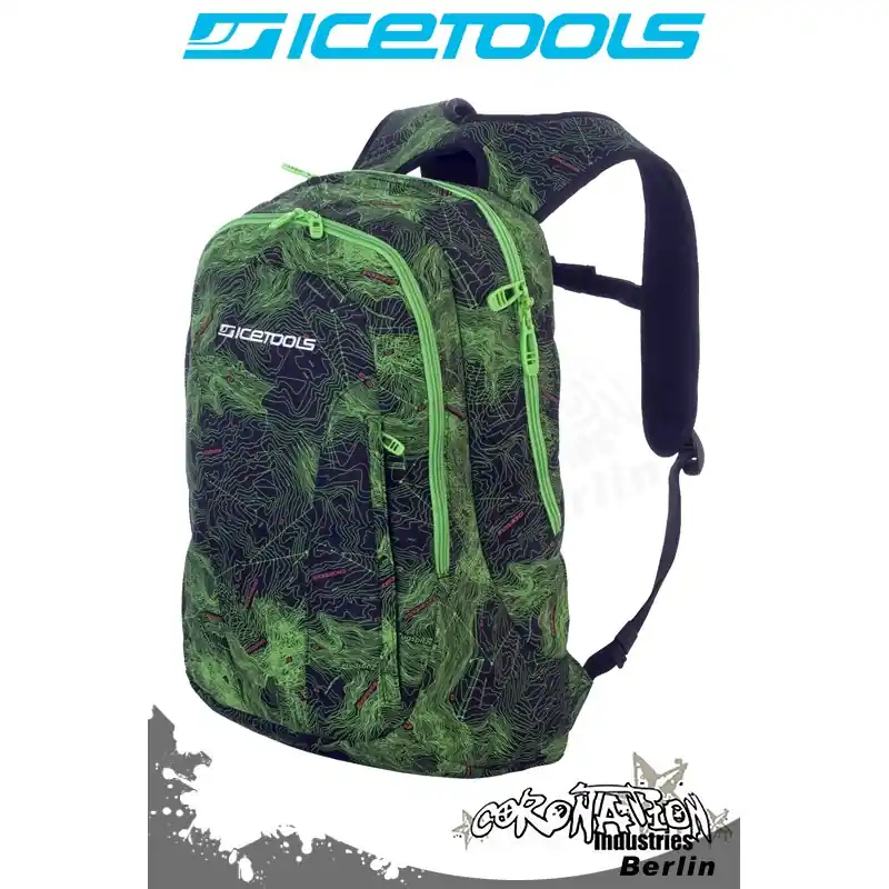 Echt ICETOOLS Rucksack Backpack 2010 Core Pack - Map Print