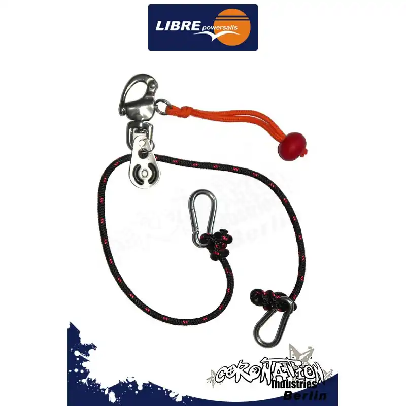 HANDLE KITE TRAPEZ UMLENKSET + PANIKHAKEN Neu Im Sortiment