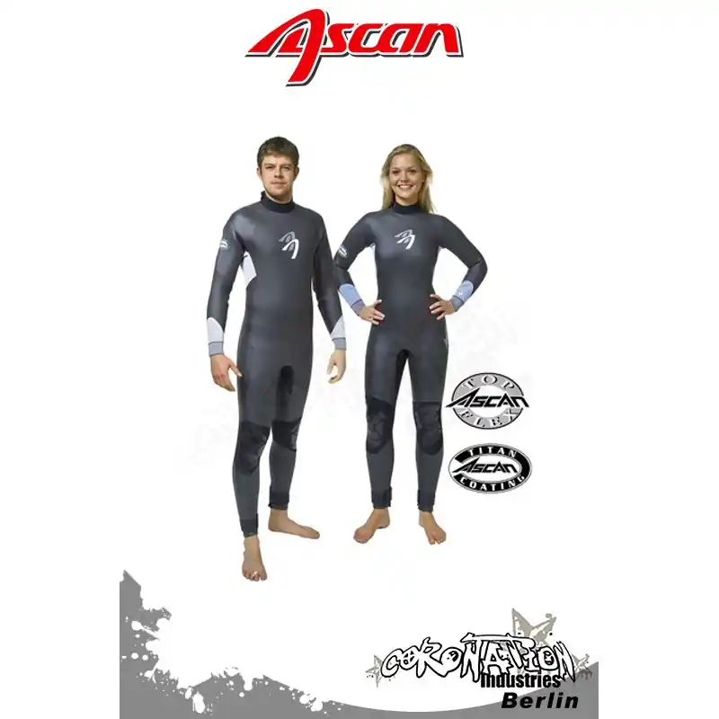 Ascan C3 Titan 4/3 Neoprenanzug Glatthautanzug Markenware