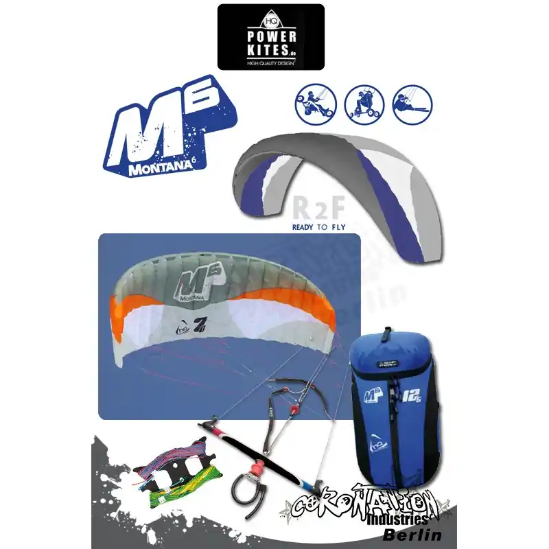 Wochenendangebot HQ Powerkites Montana VI 2011 Depowerkite R2F 12.5
